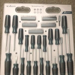 Anvil 71 piece screwdriver set